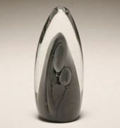 Swedish art glass form depicti