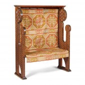 SWEDISH
ARTS & CRAFTS SETTLE,