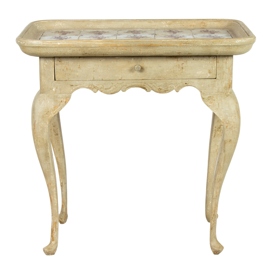 SWEDISH BAROQUE STYLE TEA TABLE