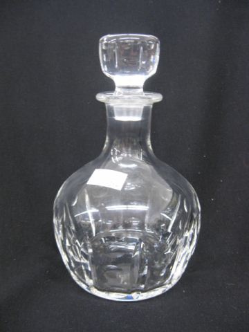Swedish Cut Crystal Decanter 9''.