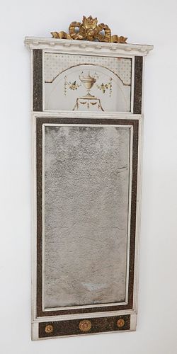 SWEDISH EGLOMISE CLASSICAL CARVED