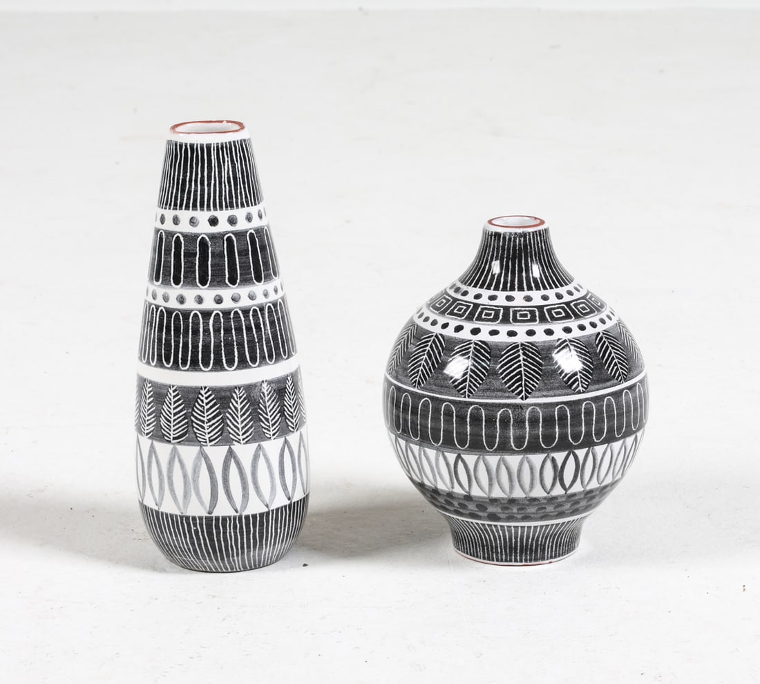 SWEDISH EKEBY CERAMIC VASESBoth