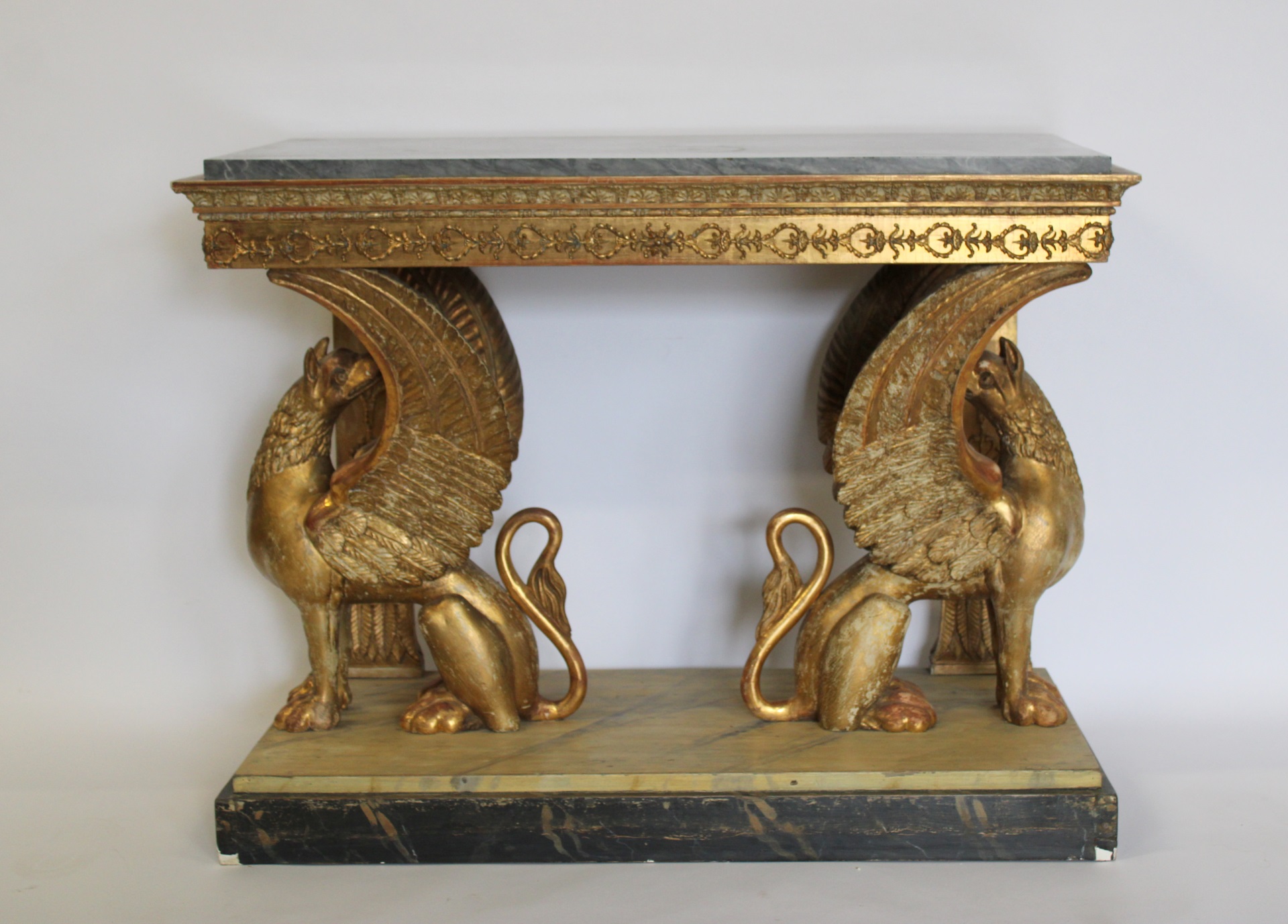SWEDISH EMPIRE, CARVED WINGED