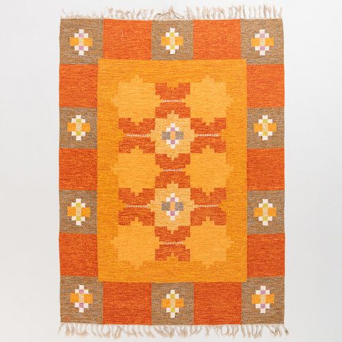 SWEDISH FLATWEAVE CARPET, WOVEN