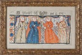 SWEDISH FOLK ART BONAD, CIRCA
