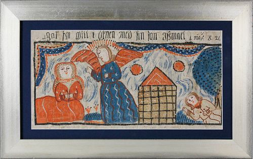 SWEDISH FOLK ART BONAD, CIRCA