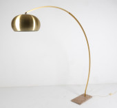 SWEDISH MARBLE ARC FLOOR LAMP