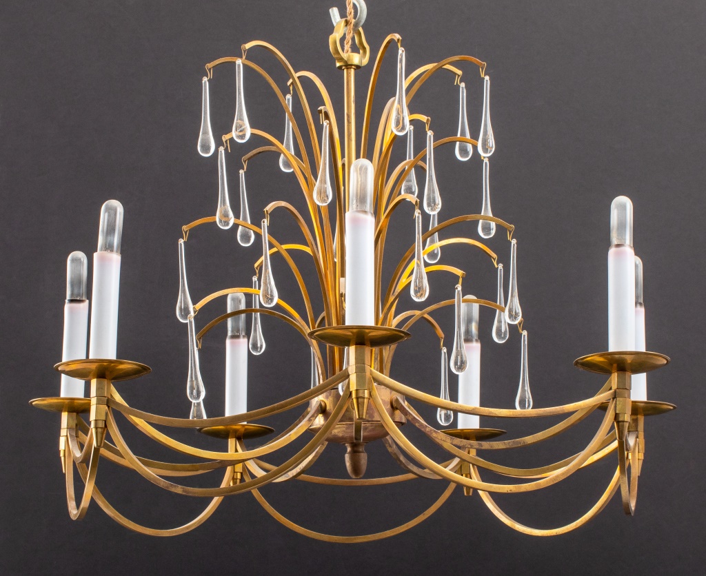 SWEDISH MIDCENTURY BRONZE WATERFALL