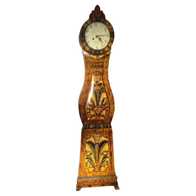 SWEDISH MORA CLOCK, 18TH C.An