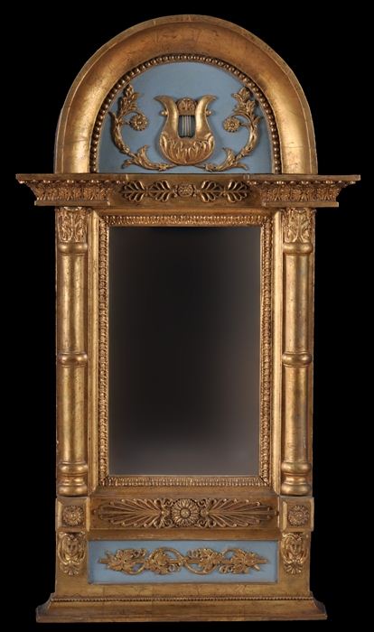 SWEDISH NEOCLASSICAL CARVED PAINTED