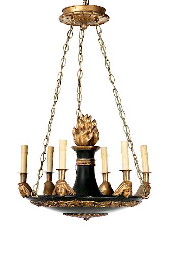 SWEDISH NEOCLASSICAL GILT AND