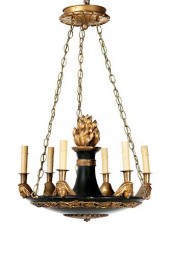SWEDISH NEOCLASSICAL GILT AND