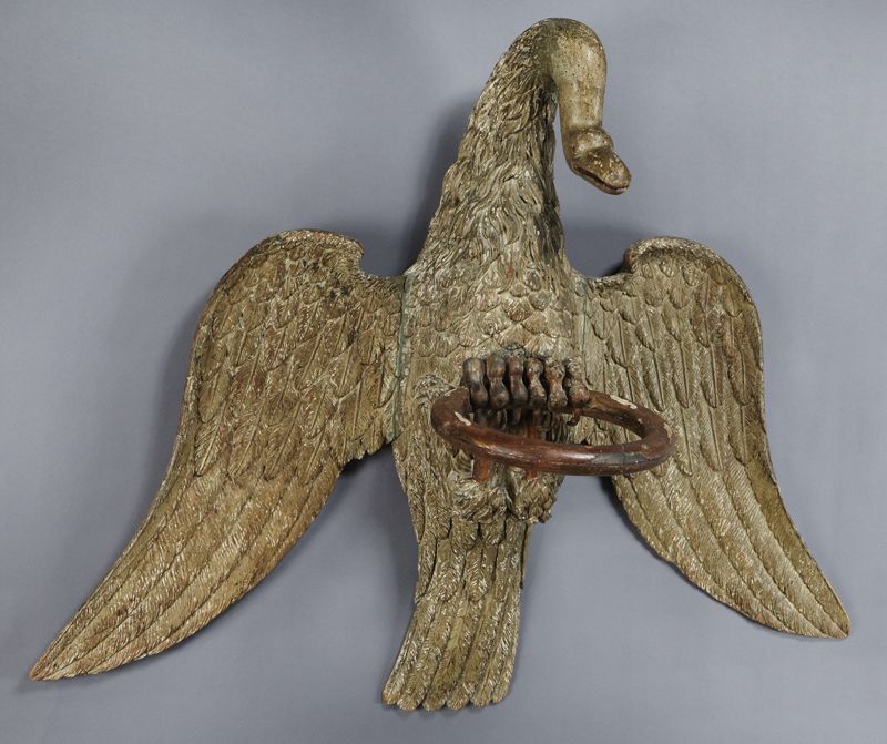 Swedish parcel gilt carved wood