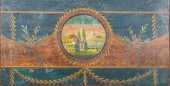 SWEDISH POLYCHROME-PAINTED PIN