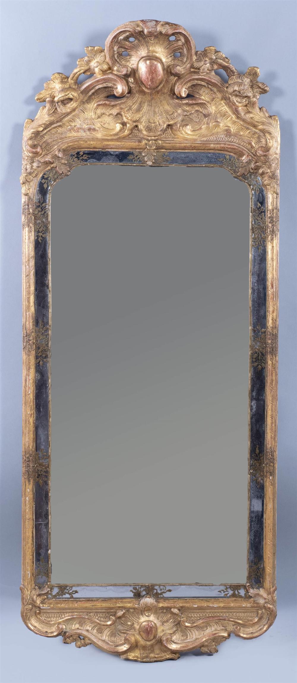 SWEDISH ROCOCO CARVED GILTWOOD