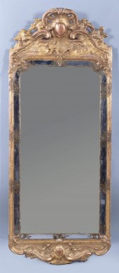 SWEDISH ROCOCO CARVED GILTWOOD
