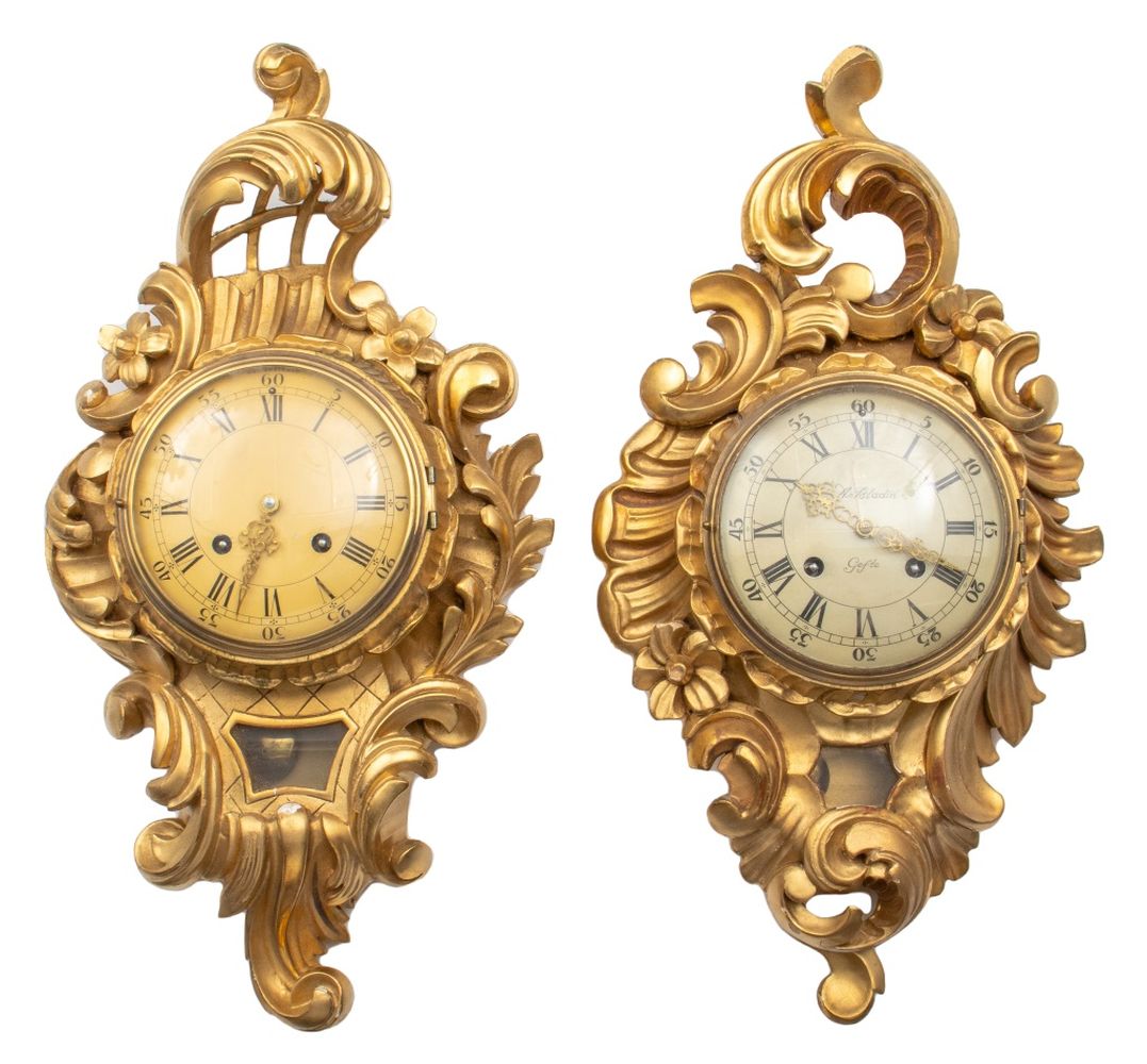 SWEDISH ROCOCO STYLE GILTWOOD