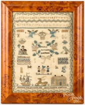 SWEDISH SILK ON LINEN SAMPLER
