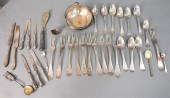 SWEDISH SILVER FLATWARE PARTIA