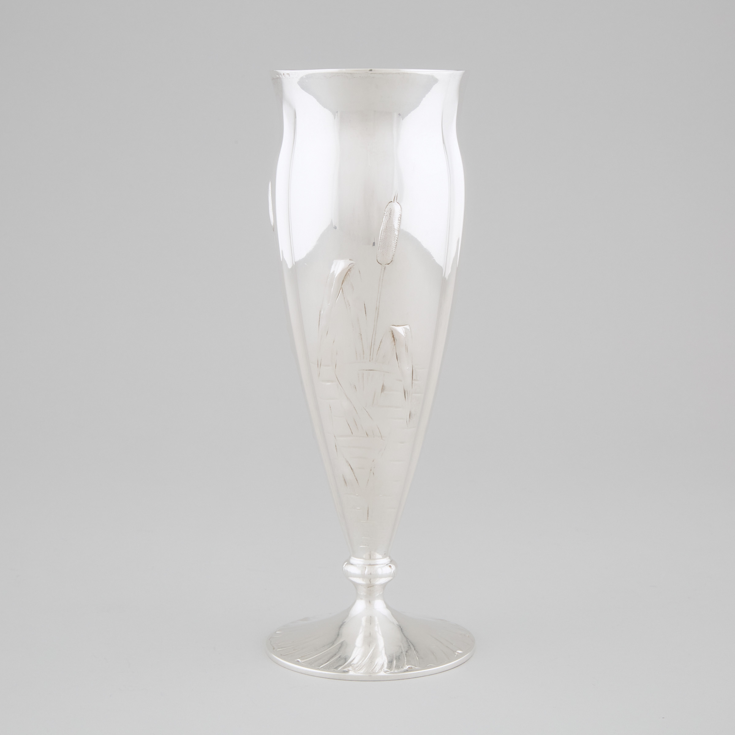 Swedish Silver Vase, Gustaf