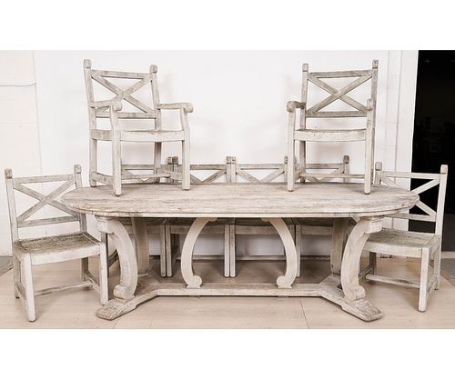 SWEDISH STYLE DINING TABLE AND