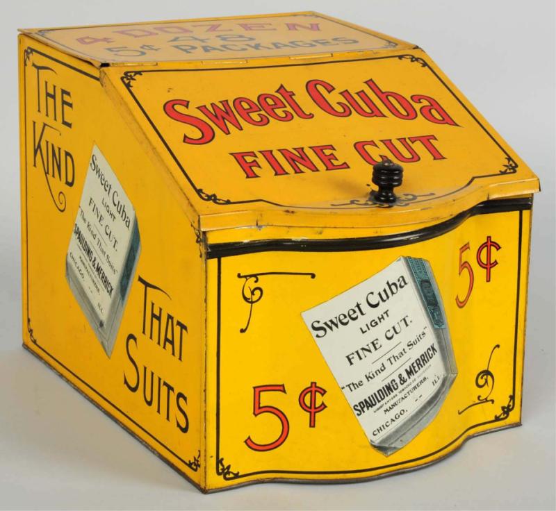 Sweet Cuba Tobacco Store Bin.  Good