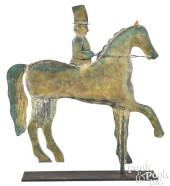SWELL-BODIED COPPER HORSE AND