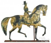 SWELL-BODIED COPPER HORSE AND