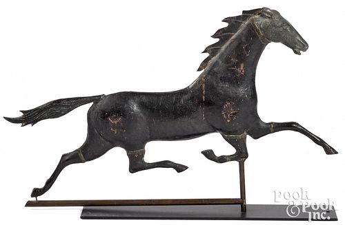 SWELL BODIED COPPER RUNNING HORSE