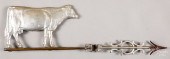 SWELL BODIED COW WEATHERVANE,