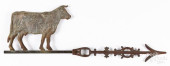SWELL-BODIED COW WEATHERVANE<b