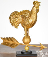 SWELL-BODIED CROWING ROOSTER W