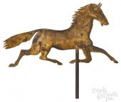 SWELL BODIED ZINC RUNNING HORS