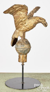 SWELL BODY GILT COPPER EAGLE W