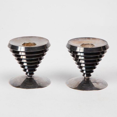 SWID POWELL CANDLESTICKSPair of