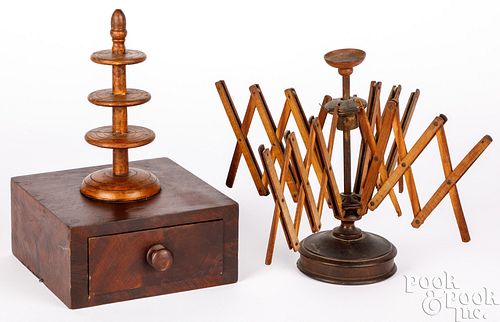 SWIFT AND SEWING STAND, 19TH