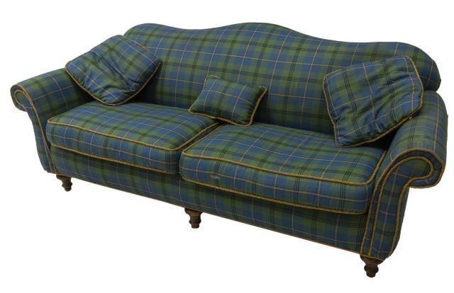 SWIFTEX BLUE AND GREEN-TONE PLAID