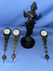 SWING CLOCK STATUES - MISSING