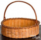 SWING HANDLED BASKET, LATE 19T