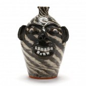 SWIRL CLAY FACE JUG, CHARLES L