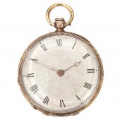 SWISS 18K GOLD & ENAMEL KEYWIN