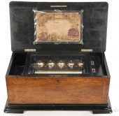 SWISS 8-TUNE CYLINDER MUSIC BO