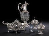 Swiss .800 Silver-Mounted Glas