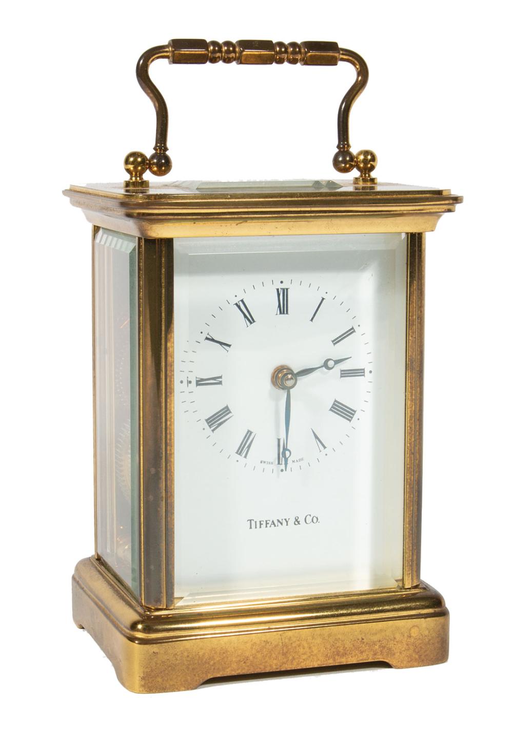 SWISS BRASS CARRIAGE CLOCK FOR