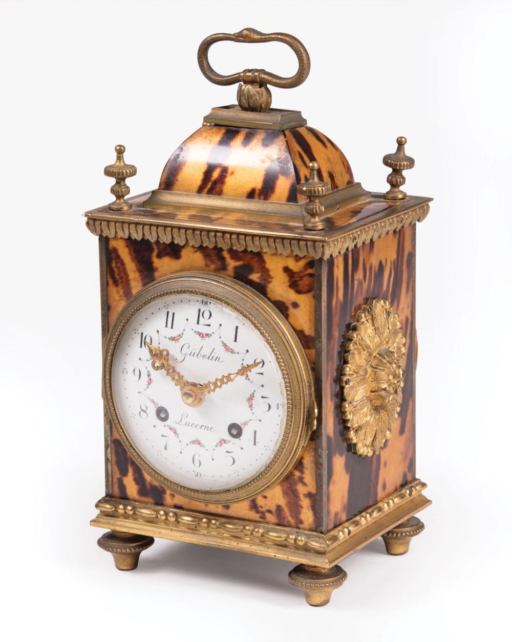 SWISS BRONZE CARRIAGE CLOCKSwiss