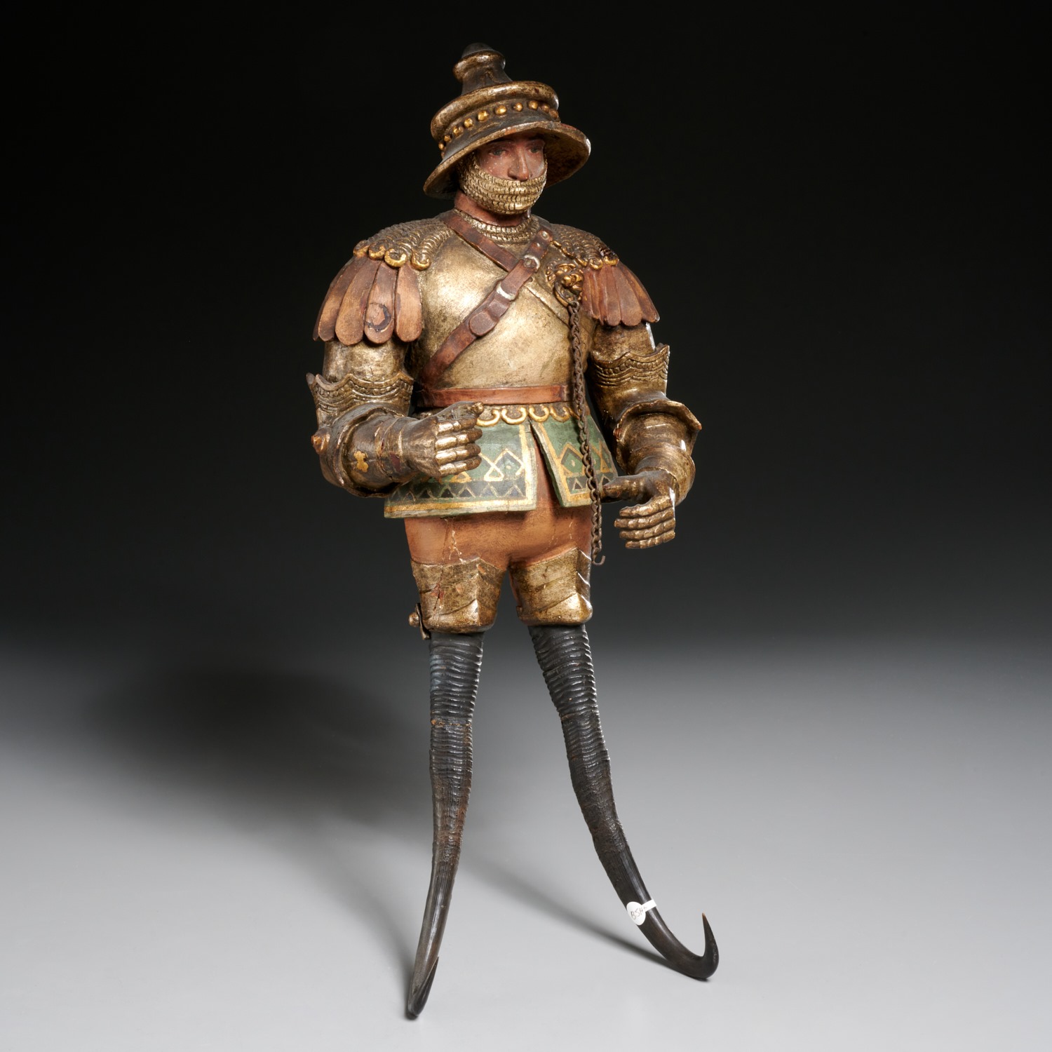 SWISS CARVED AND POLYCHROMED WOOD