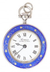 SWISS COMOR GUILLOCHE ENAMEL P