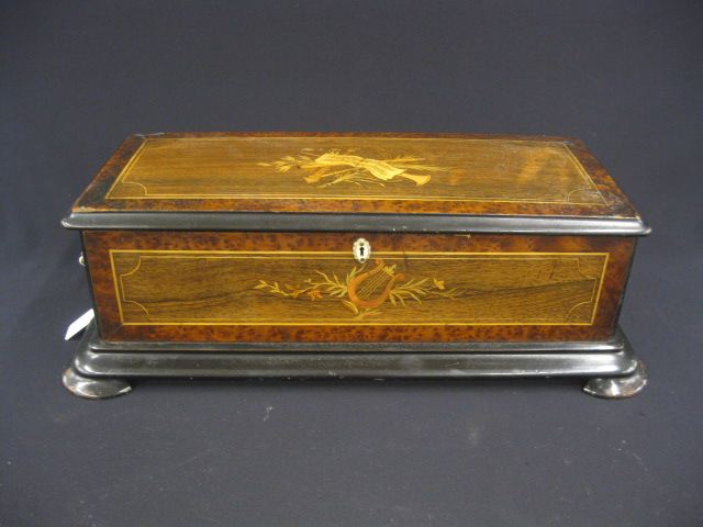 Swiss Cylinder Music Box 10 tunes
