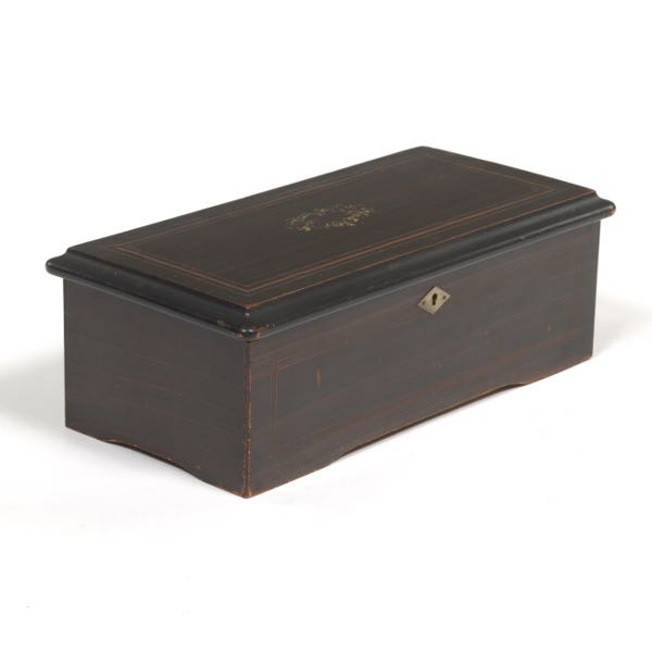 SWISS CYLINDER MUSIC BOX 14 ¼" x