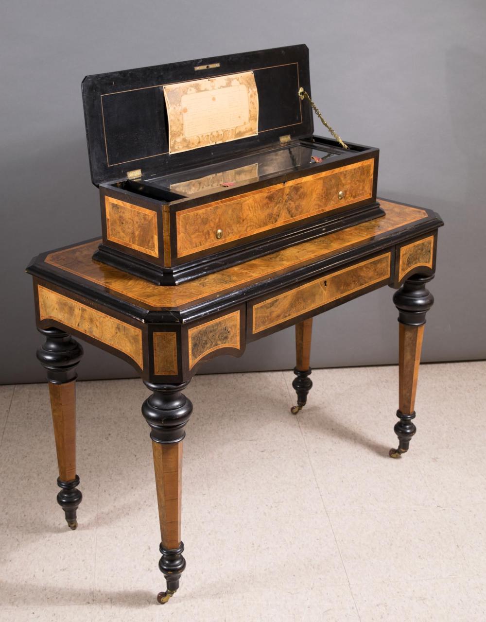 SWISS CYLINDER MUSIC BOX ON